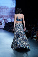 BLUE LEHENGA SET