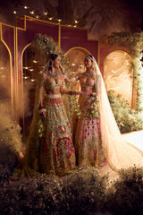 ALICE - BABY PINK ROYAL CARRIAGE LEHENGA SET