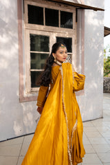 Mustard Yellow Kurta Set with dupatta