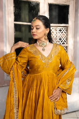 Mustard Yellow Kurta Set with dupatta