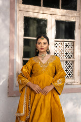 Mustard Yellow Kurta Set with dupatta