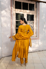 Mustard Yellow Kurta Set with dupatta