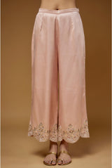 ROSE PINK EMBRIODERED KURTA & PANT WITH DUPATTA