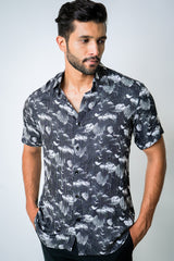 Raw edge shirt