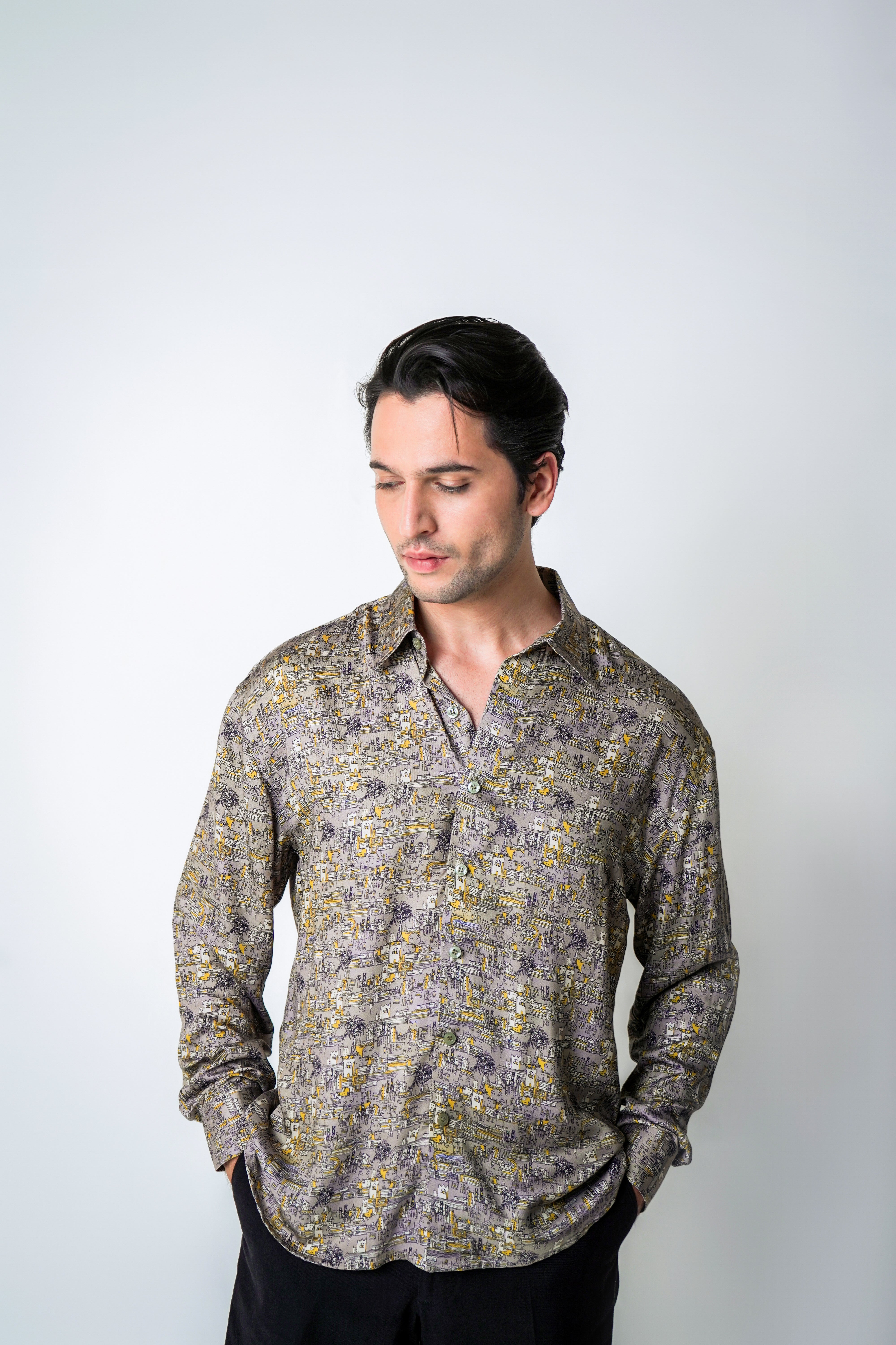 Grey shehar shirt
