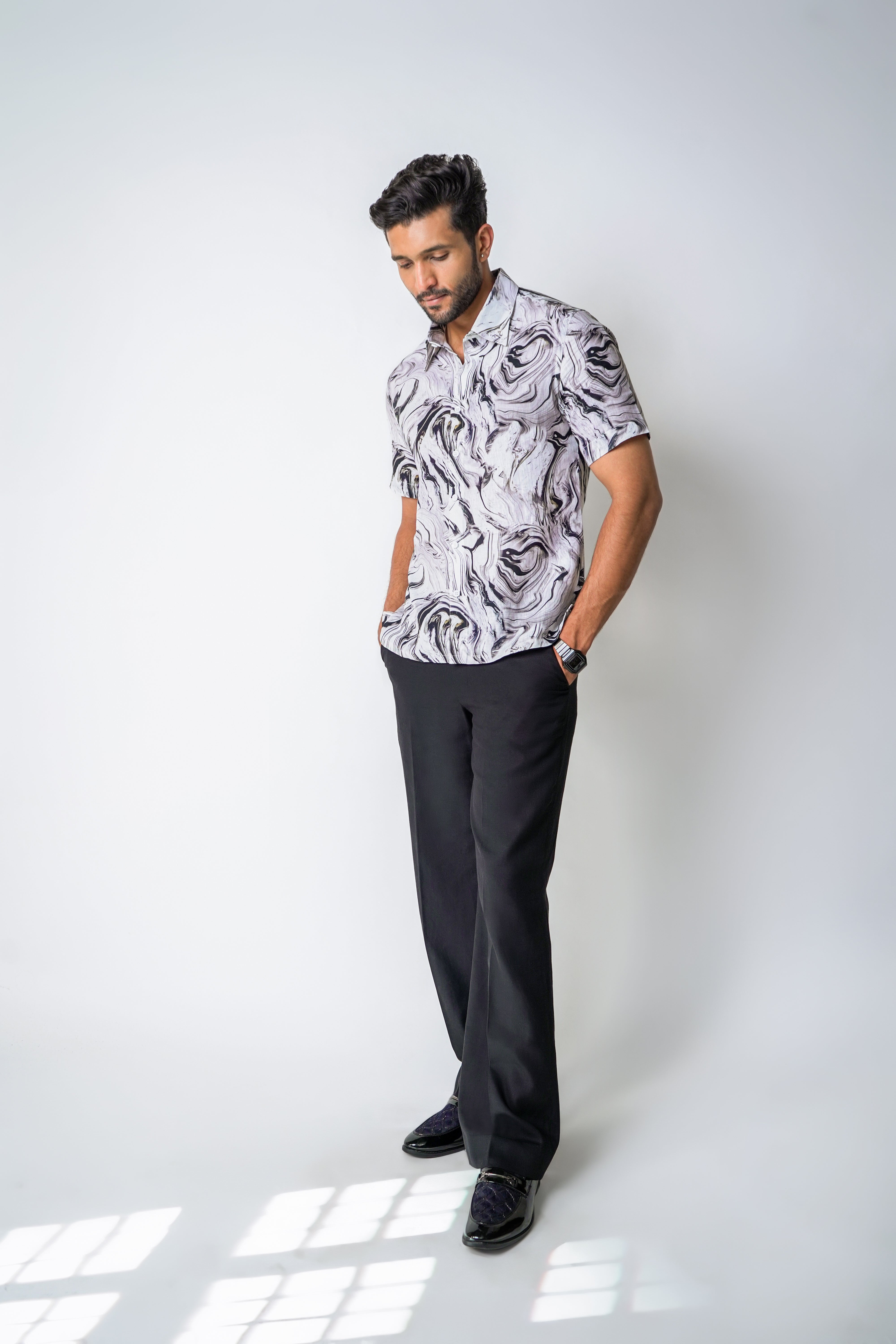 Marble  Loom Shirt