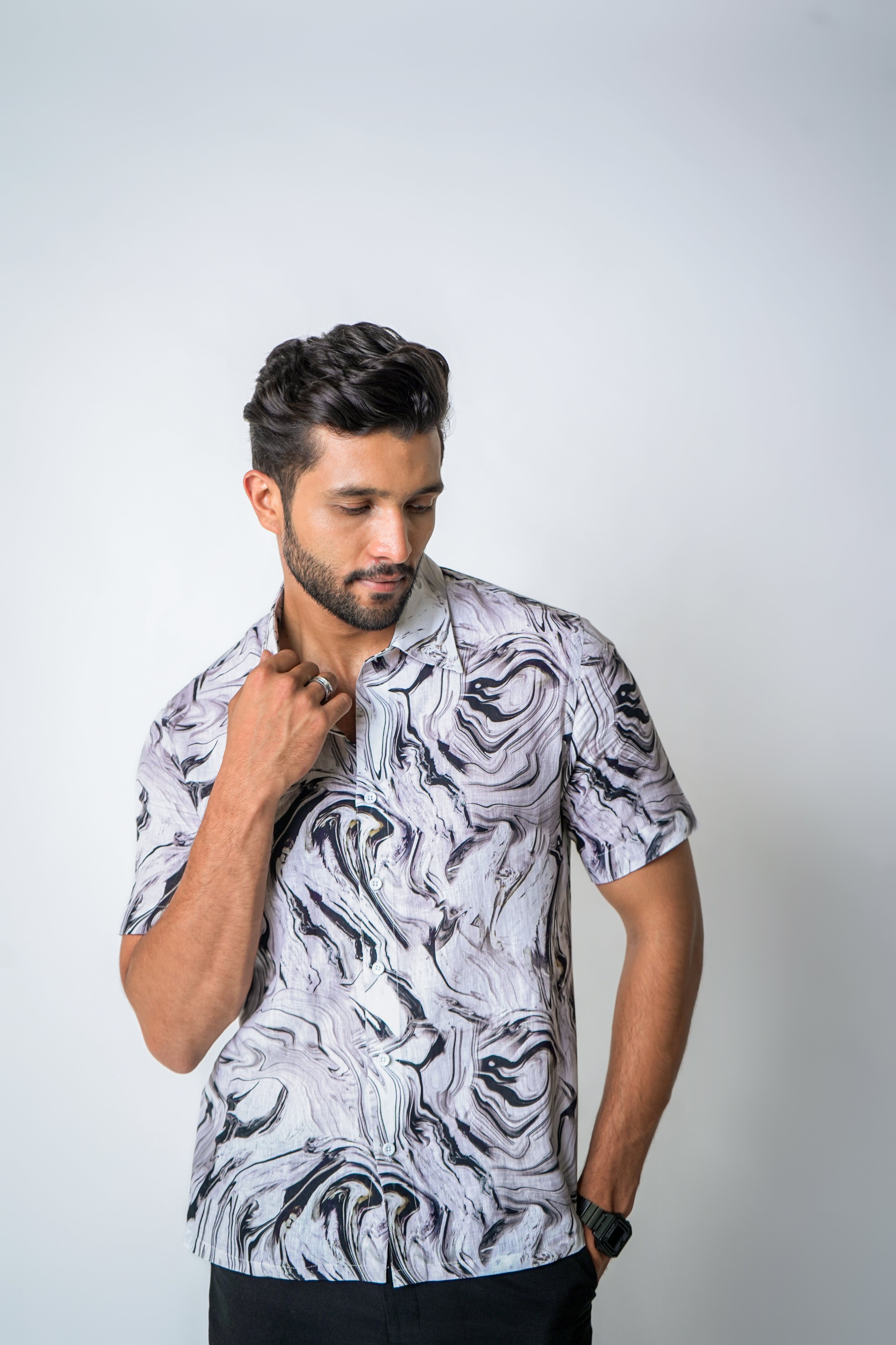 Marble  Loom Shirt