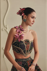 Beaded Corset Flare Set