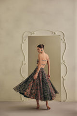 Beaded Corset Flare Set