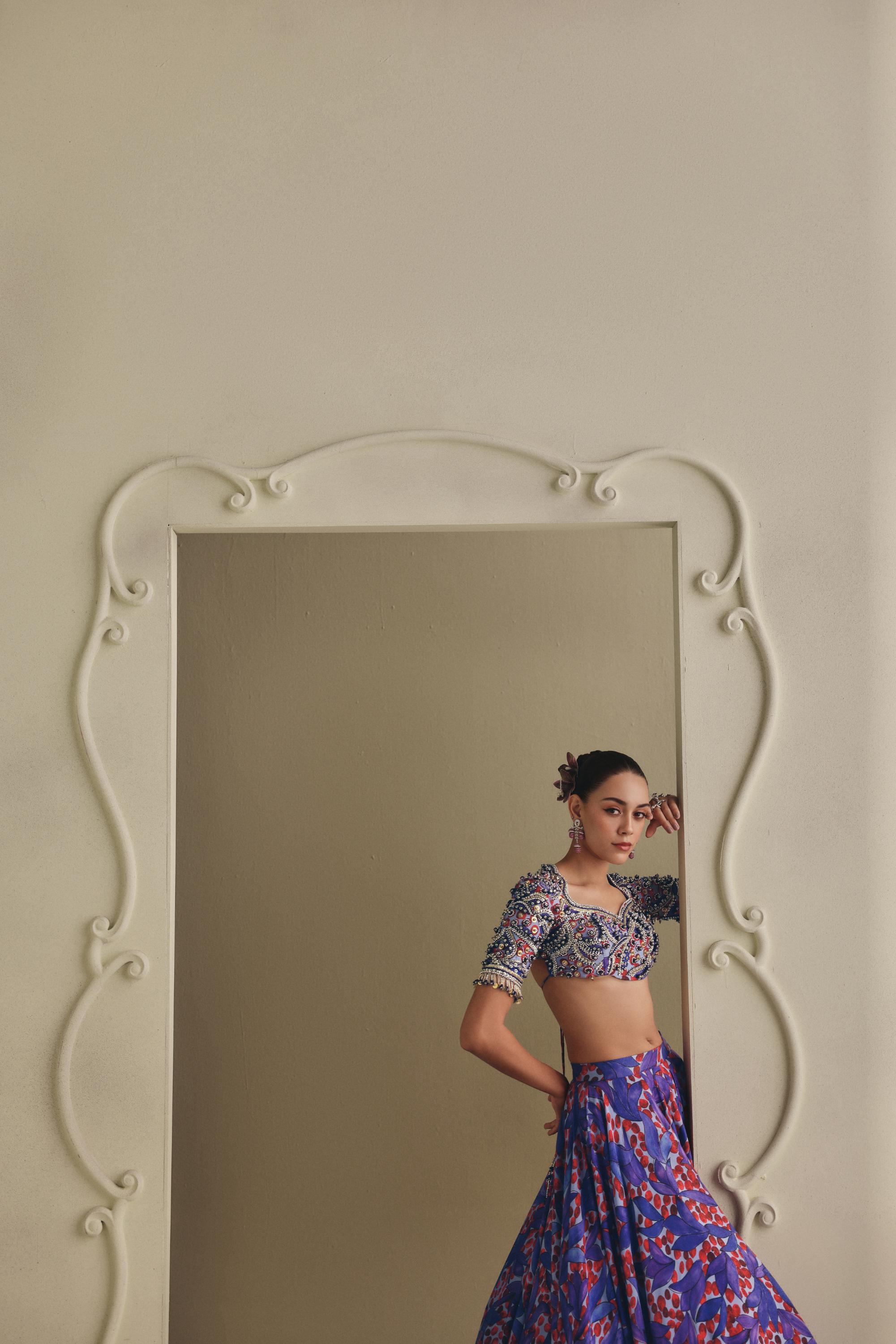 Multicolor Festive Lehenga