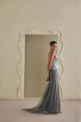 Silver Halter Mermaid Co-ord
