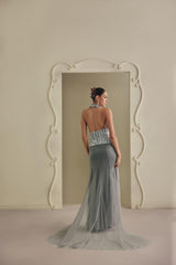 Silver Halter Mermaid Co-ord