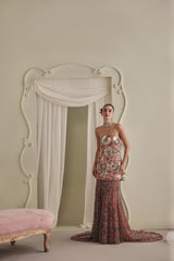 Mauve Antique Gold Gown