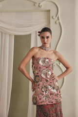 Mauve Antique Gold Gown