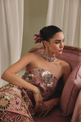 Mauve Antique Gold Gown