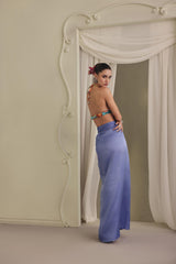 Azure Drape Bustier Set