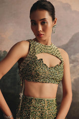 Olive Shimmer Mermaid Co-ord