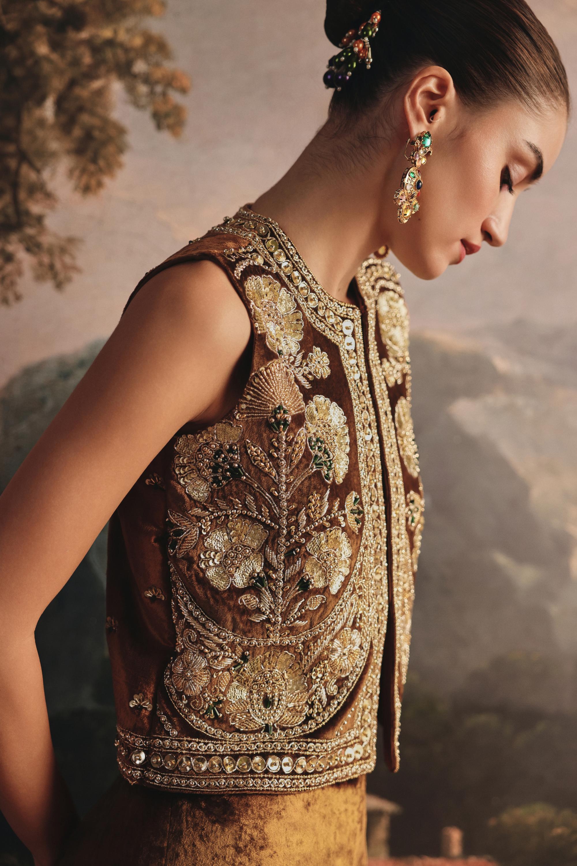 Velvet Zardosi Co-ord Set