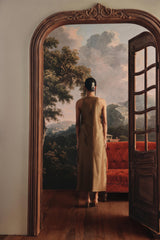 Metallic Coin Tissue Gown