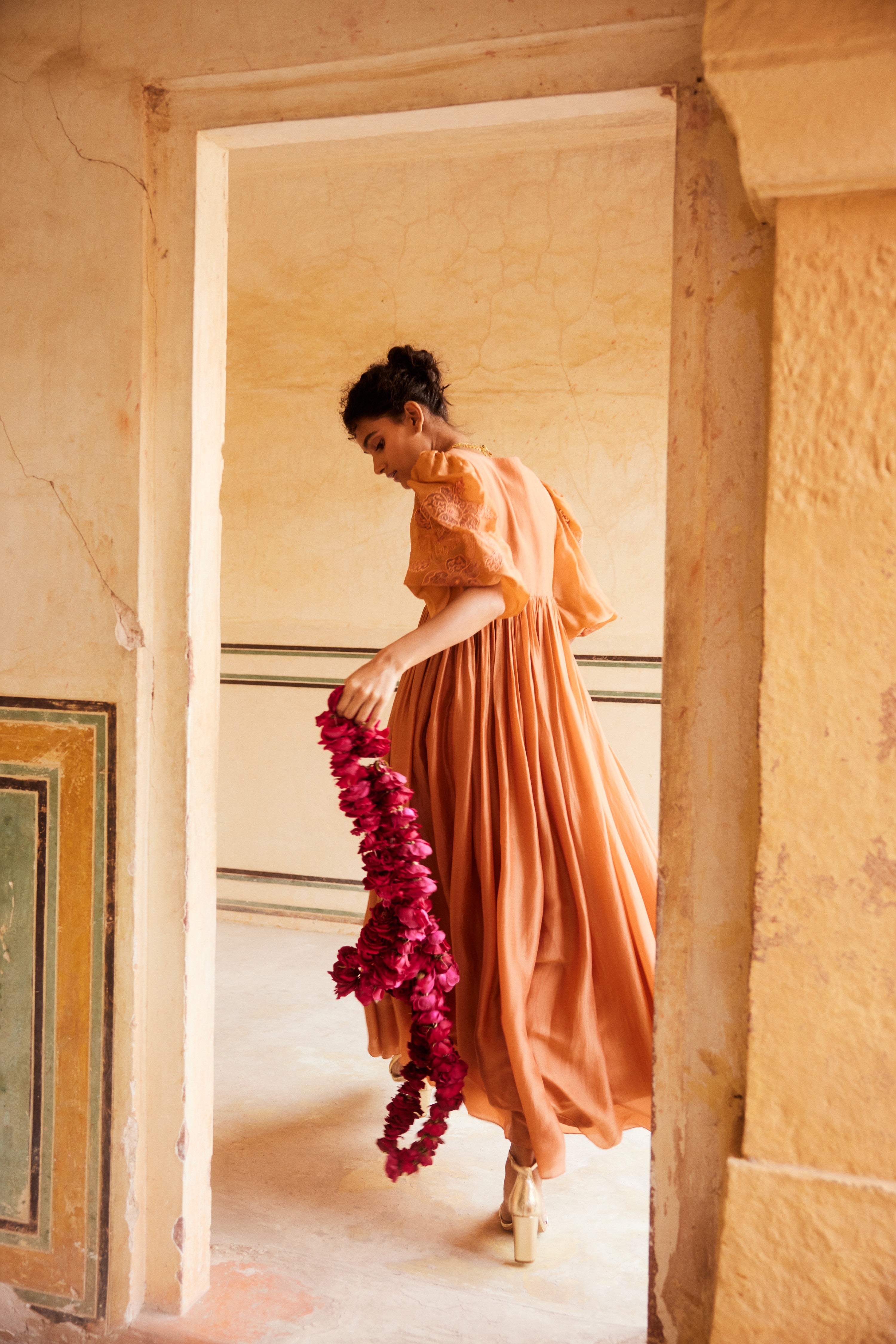 BETH DRESS – PEACH