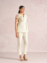 Painted Petals Wrap Co-ord