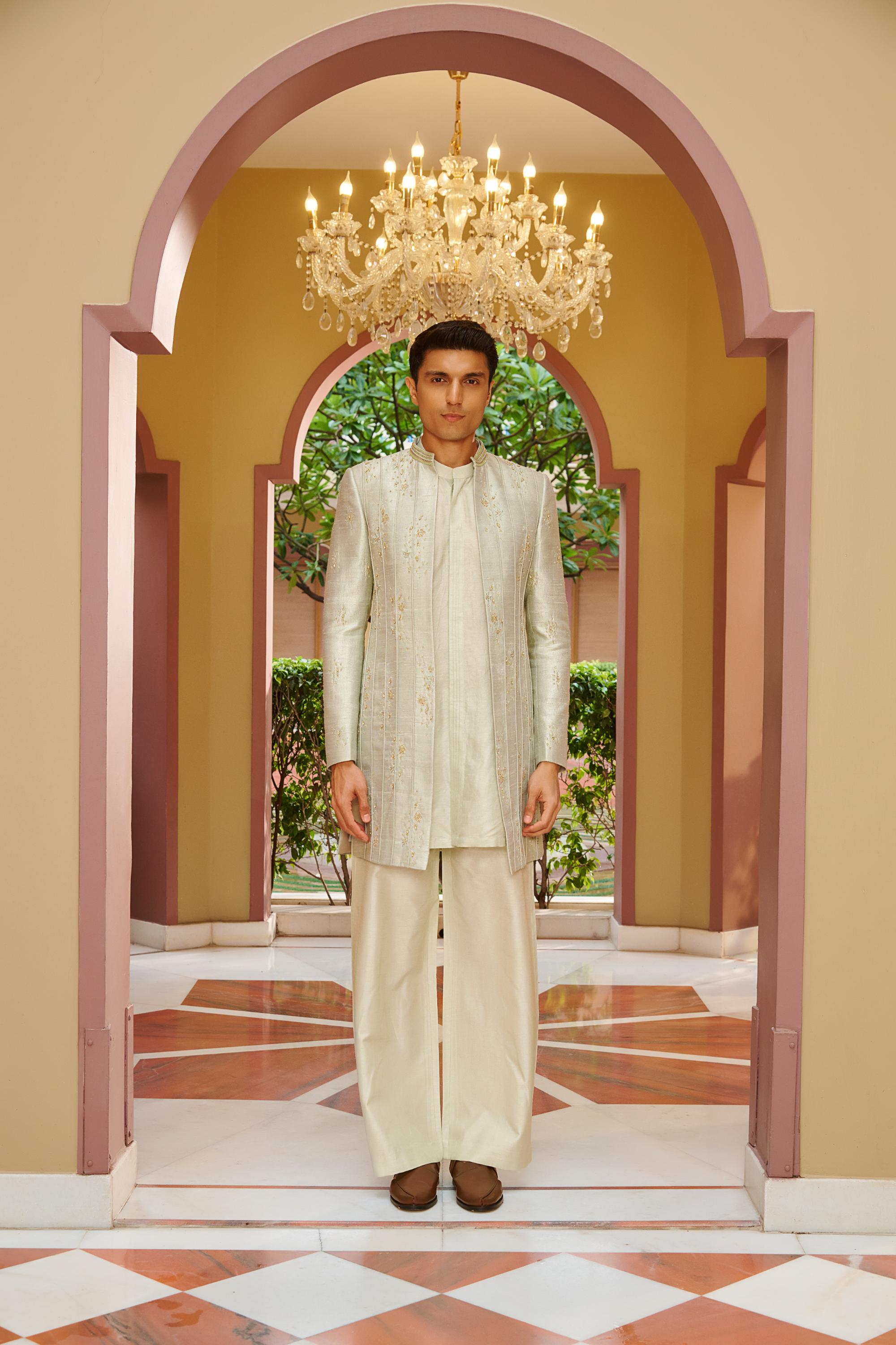 zareen sherwani set