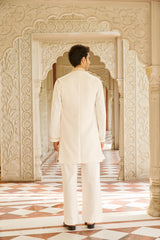 mannat sleeveless sherwani set