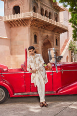 Shaheen Open Sherwani Set