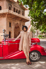 Raabta Open Sherwani Set