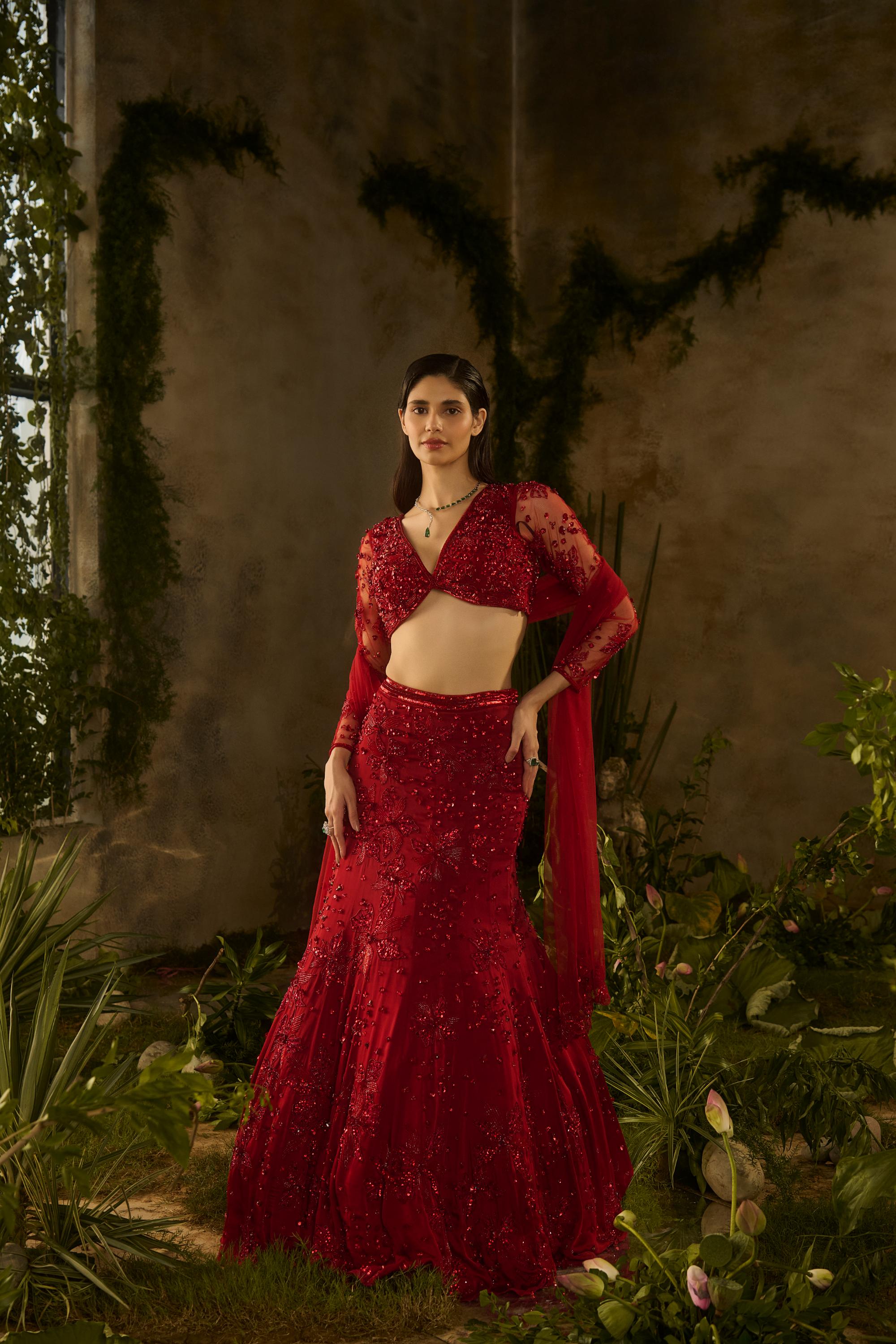 ROSSA BELLA LEHENGA SET