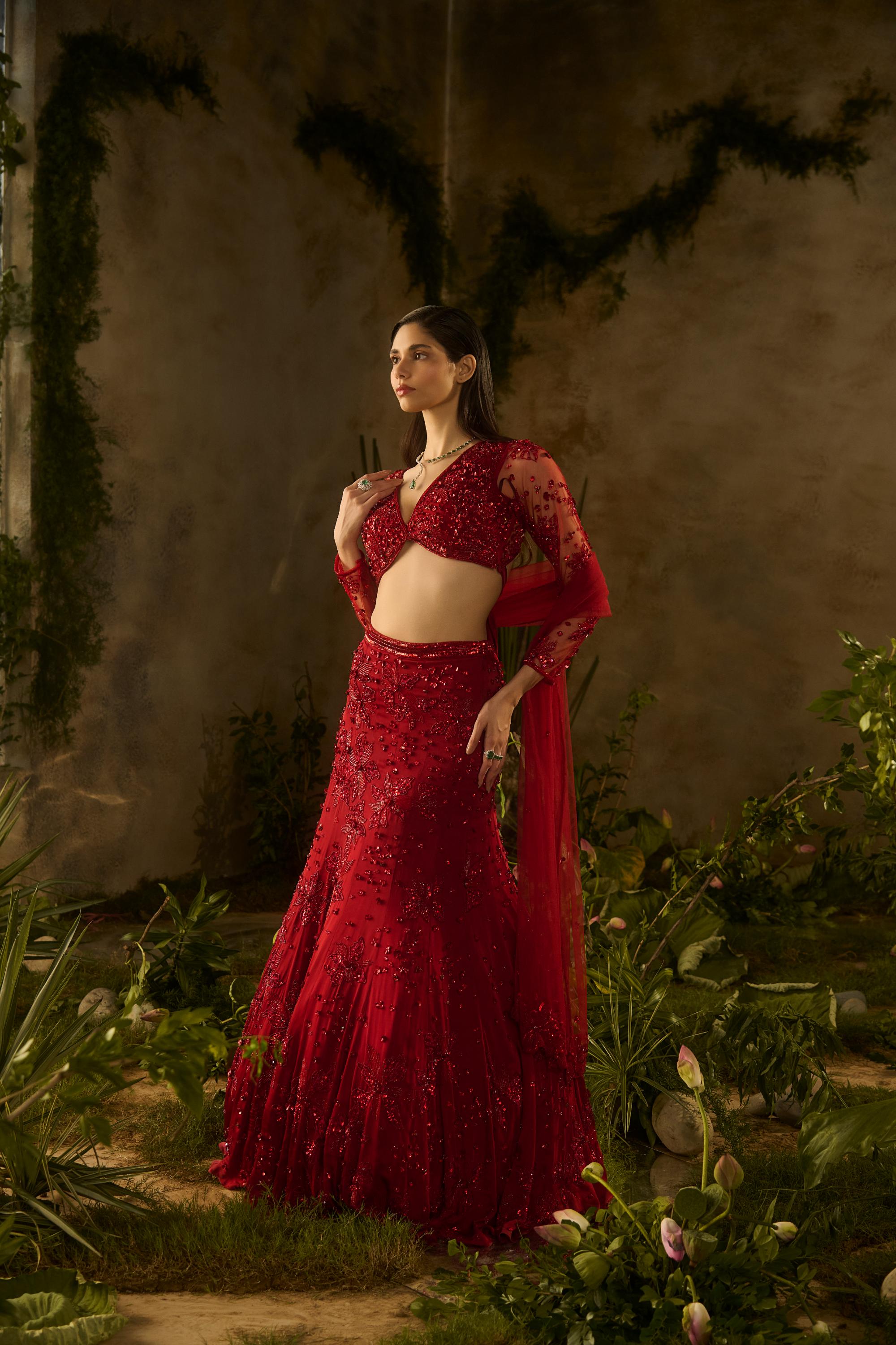 ROSSA BELLA LEHENGA SET