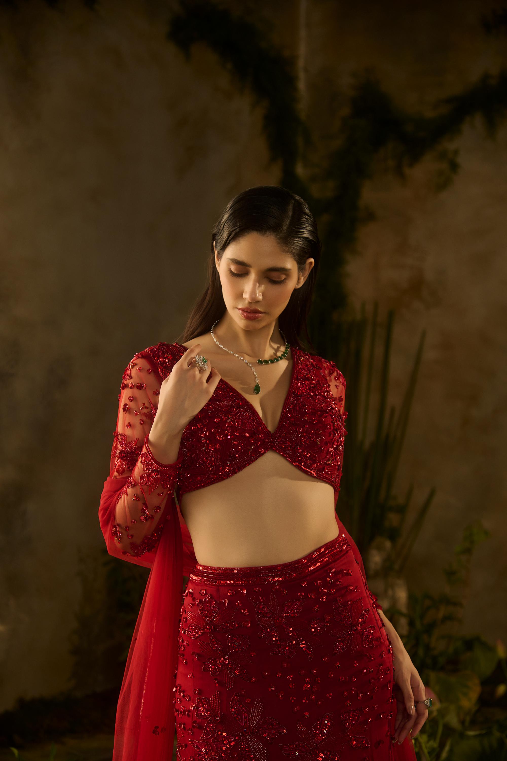 ROSSA BELLA LEHENGA SET