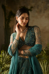 MYSTIC MOSS LEHENGA SET