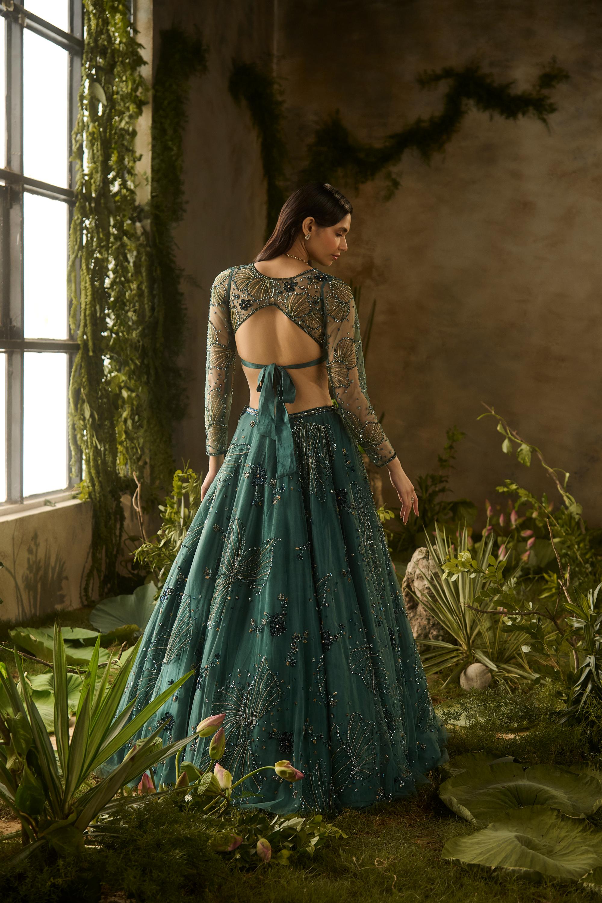 MYSTIC MOSS LEHENGA SET