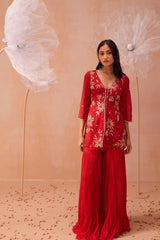 Rouge Sharara Set