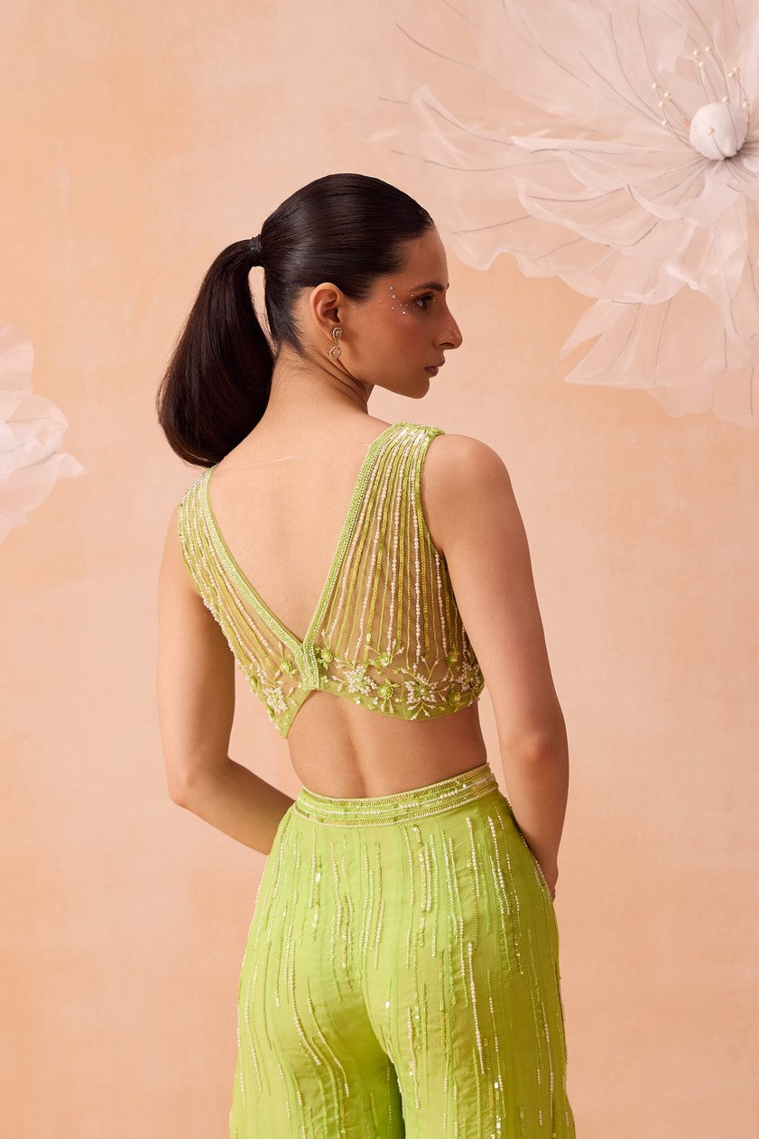 Lime Pearl Pant Set