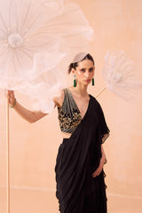 Black Ruffle Set