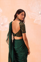 Emerald Saree Set