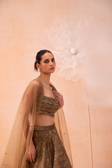 Gold Glory Lehanga Set