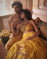 SAGE LEHENGA SET
