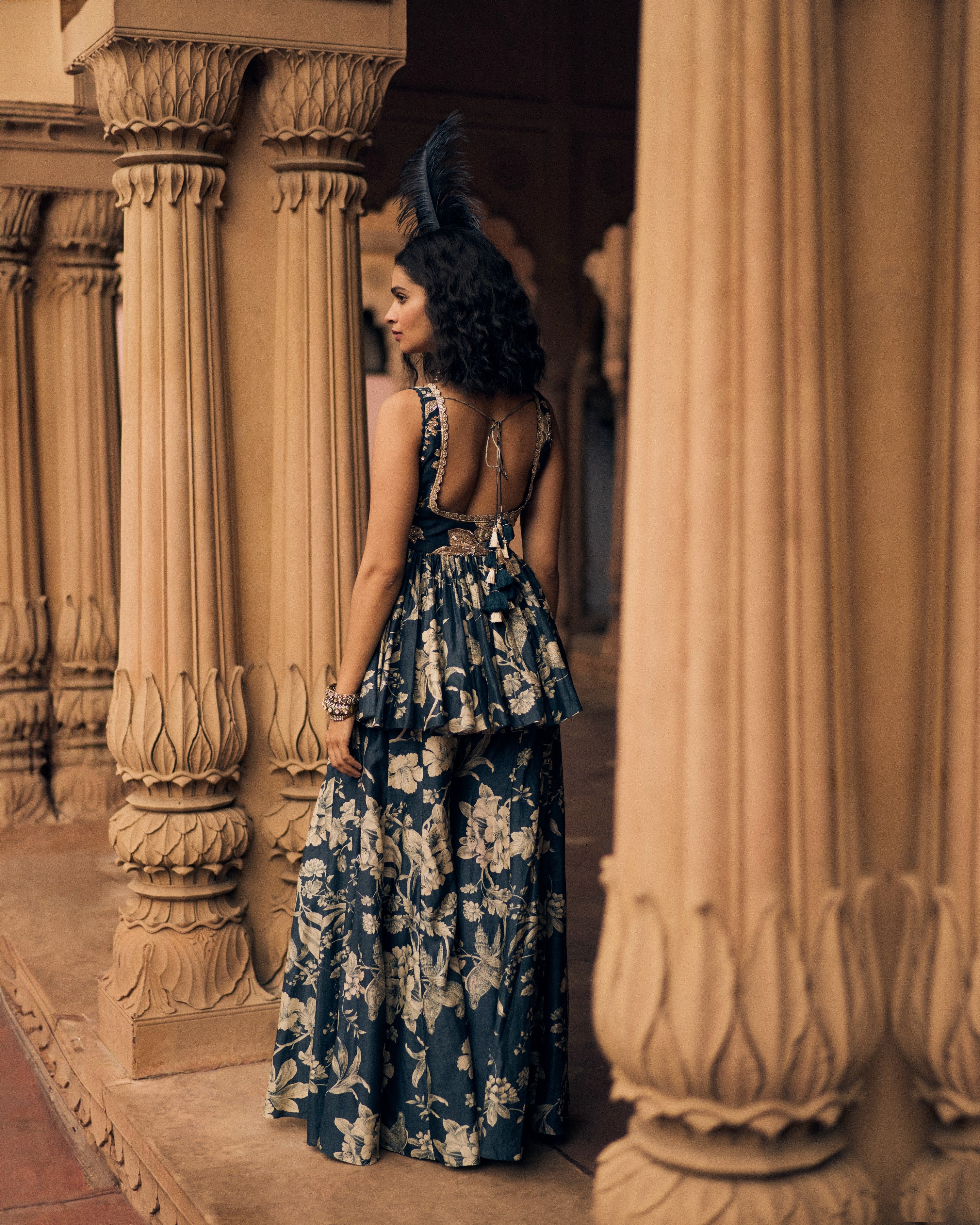 EVE PEPLUM SET
