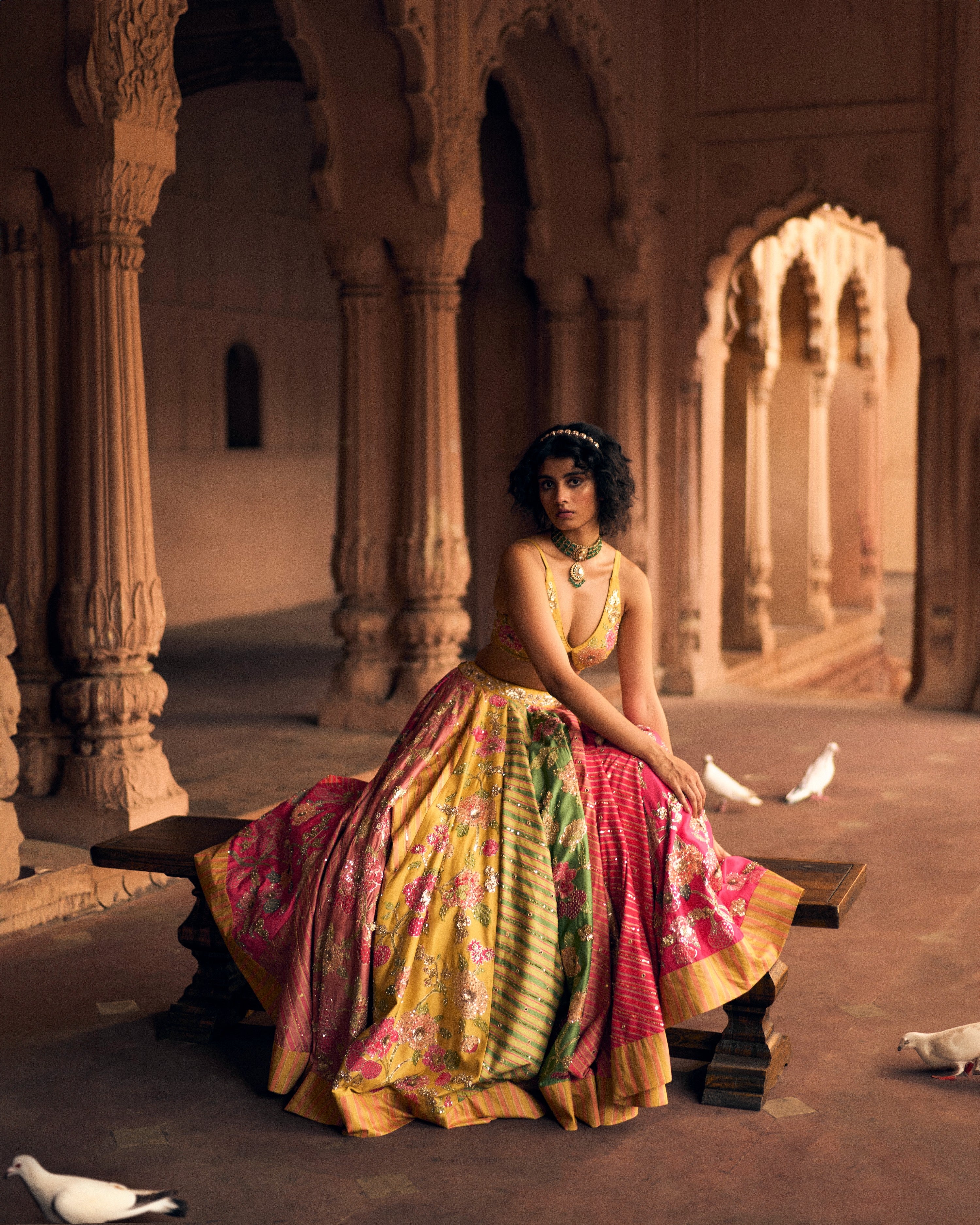 BHAKTHI LEHENGA SET