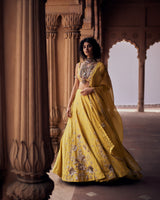 SAGE LEHENGA SET