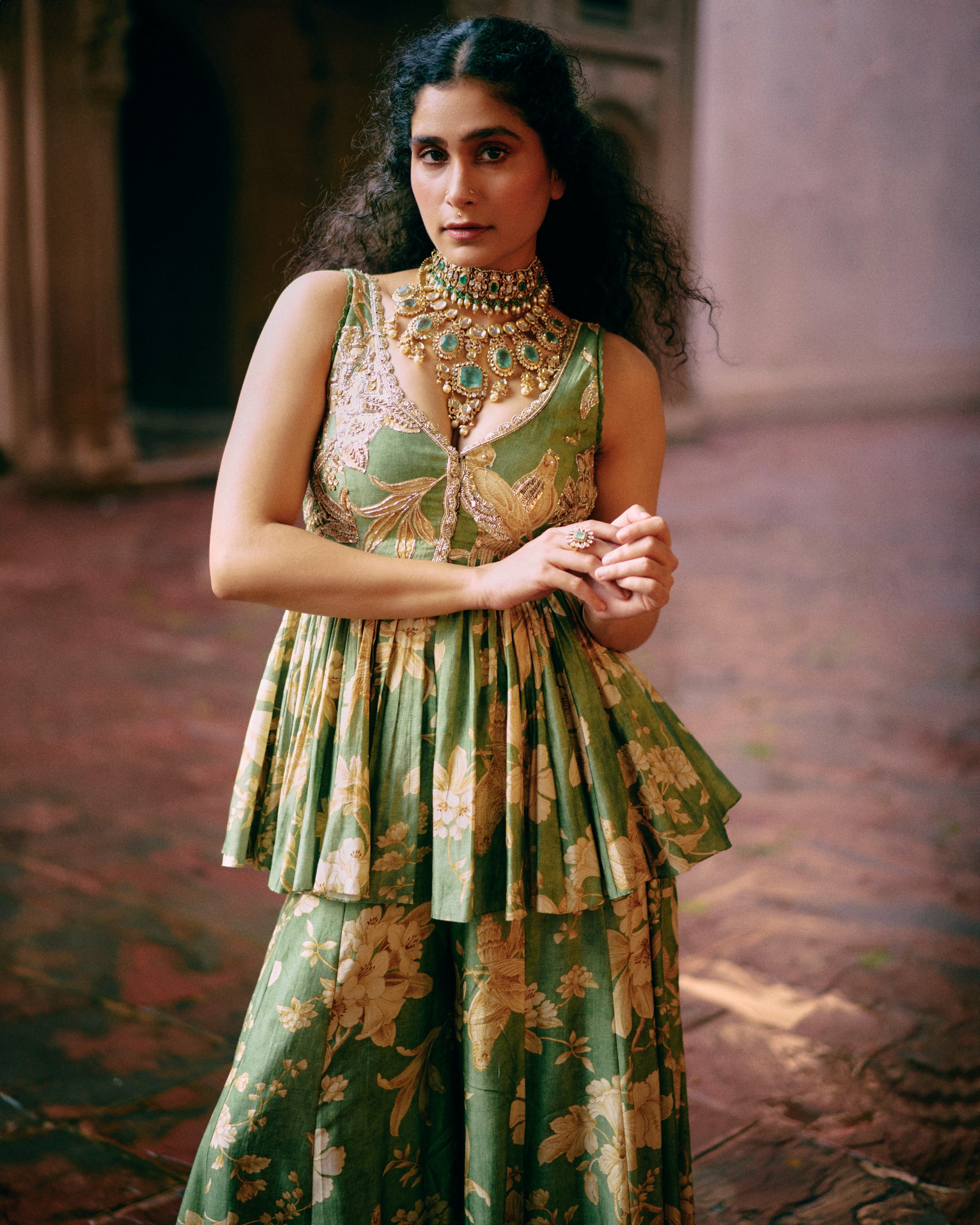 MAEVE PEPLUM SET