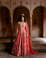 JEAN LEHENGA SET