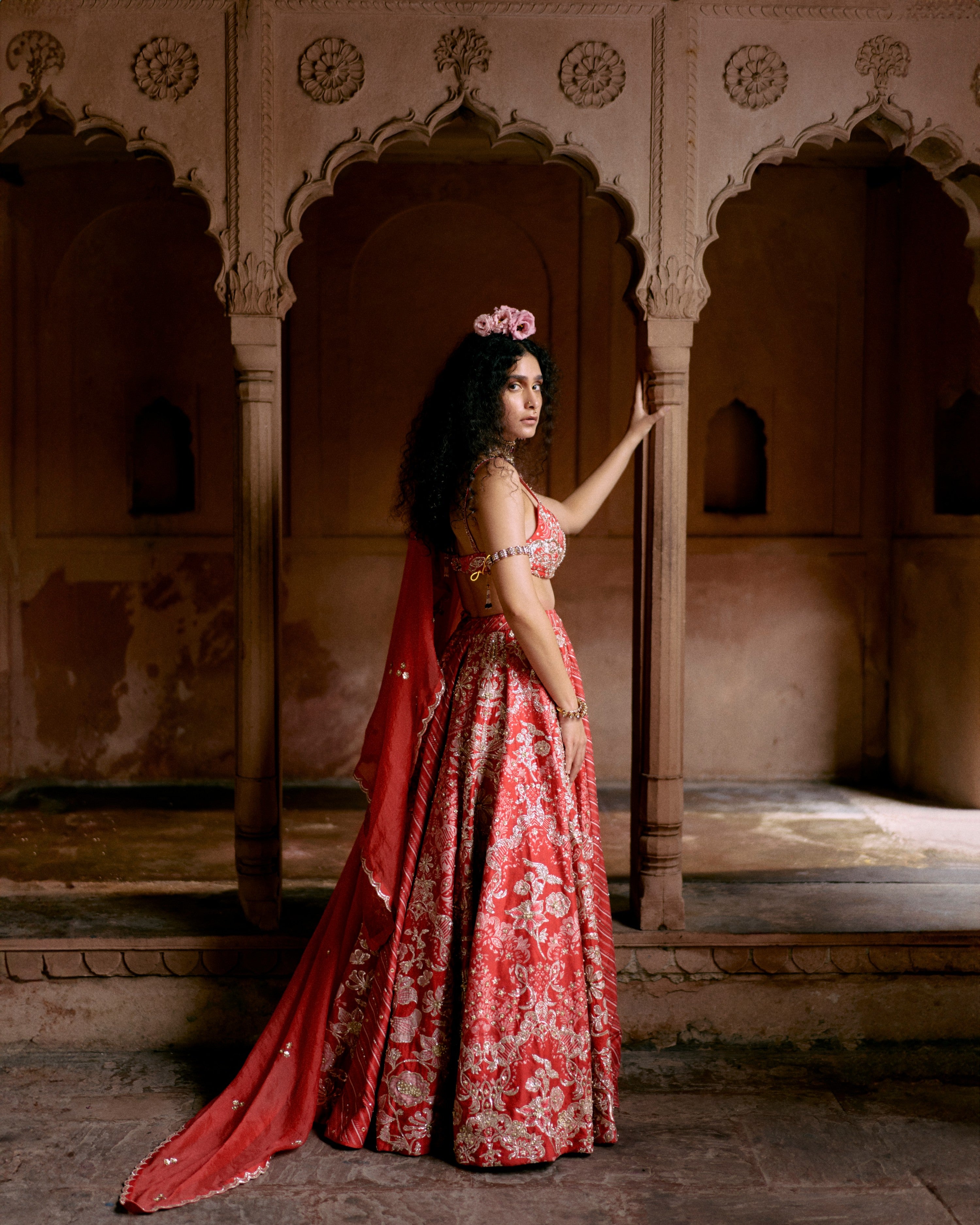 JEAN LEHENGA SET