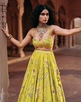 ROSE LEHENGA SET