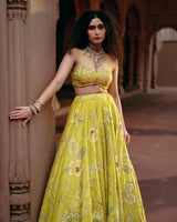 ROSE LEHENGA SET