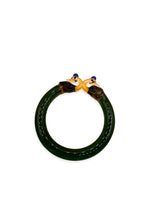 Peacock Glass Bangle