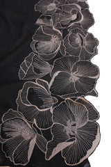 Poppy Affair | Embroidered Wool Silk Stole